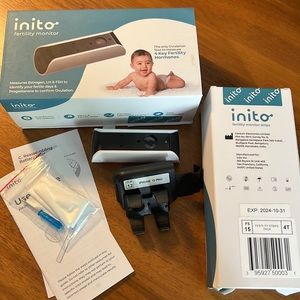 Inito fertility monitor with brand new box of dual LH strips